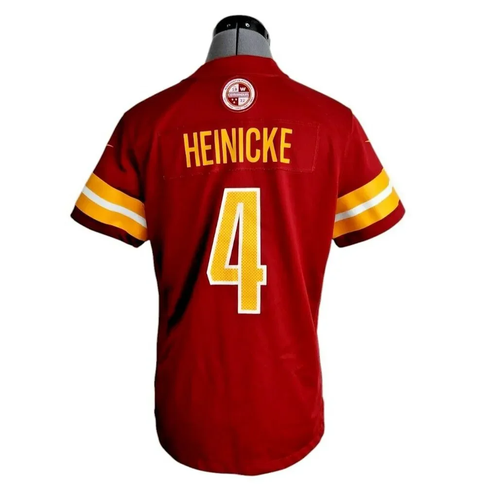 Nike Kids Washington Commanders Taylor Heinicke 4 Jersey Burgundy Medium‎